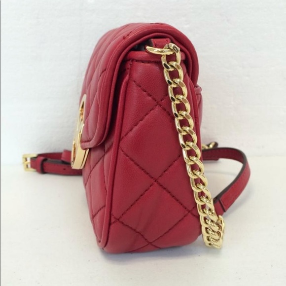 Michael Kors Quilted Leather Fulton Crossbody Bag - Picture 4 of 8